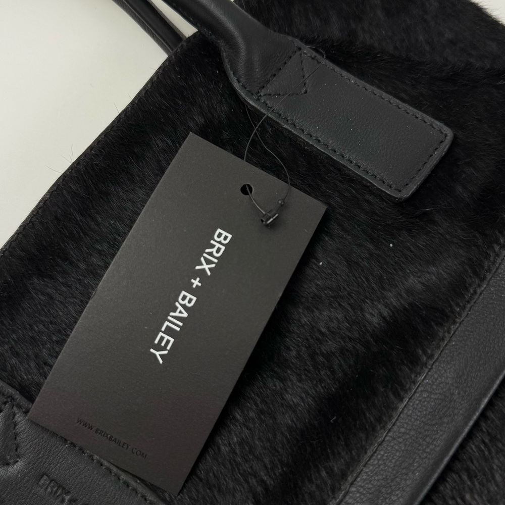 Brix & Bailey Black Convertible Leather Backpack Purse NWT NEW - Picture 5 of 10